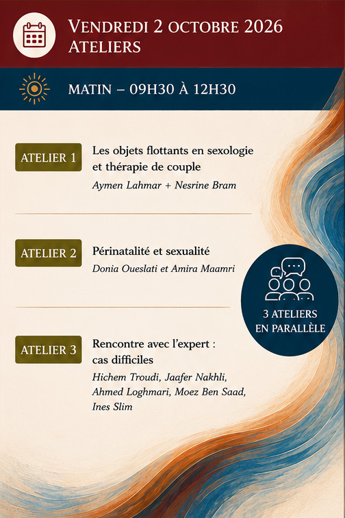Ateliers 1 - Vendredi 2 Octobre 2026